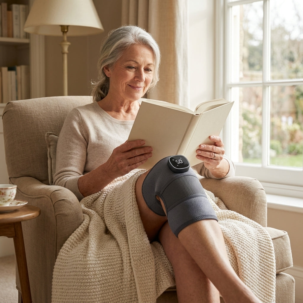 Remeknee knee brace for support at work and at home